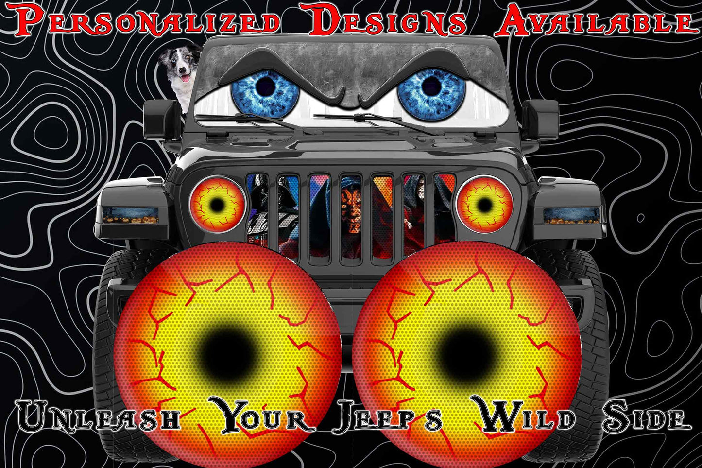 Red and yellow siths eye