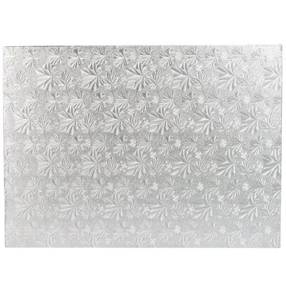Cake Board - Full  Sheet Silver Wrap - (Foldunder)