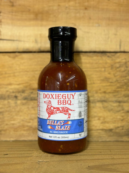 Bella’s Blaze – Sweet & Spicy Finishing BBQ Sauce (12 oz)