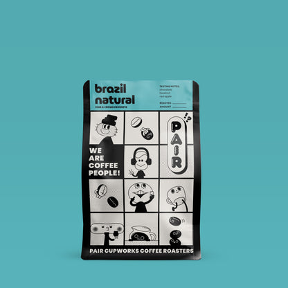 #128 Natural-Processed Coffee Beans from Brazil