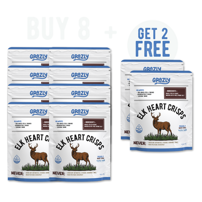 Elk Heart Crisps - 100% Grass-Fed/Finished