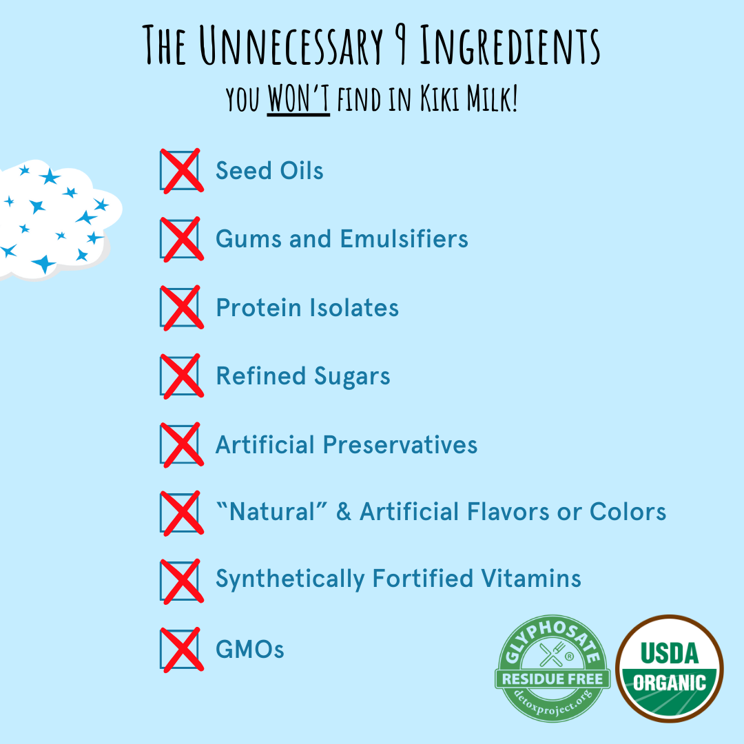 Unsweetened Kiki Milk • 32 fl oz • Pack of 6 by Kiki Milk