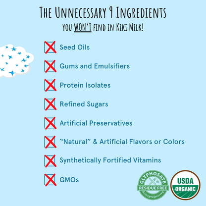 Unsweetened Kiki Milk • 32 fl oz • Pack of 6 by Kiki Milk