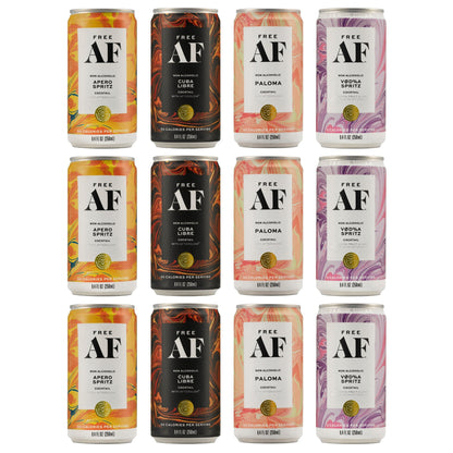 FREE AF VARIETY PACK (12 Pack) by Free AF