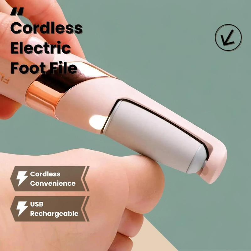 Tiktokshopbacktoschool Rechargeable Electric Foot Dead Skin Remover, Cordless Pedicure Machine, Foot Grinder, Portable Foot File Cleaning Tool for Home and Travel, Winter Gift, Valentine'S Day Gift, Electric Foot File, Foot Dead Skin Remover
