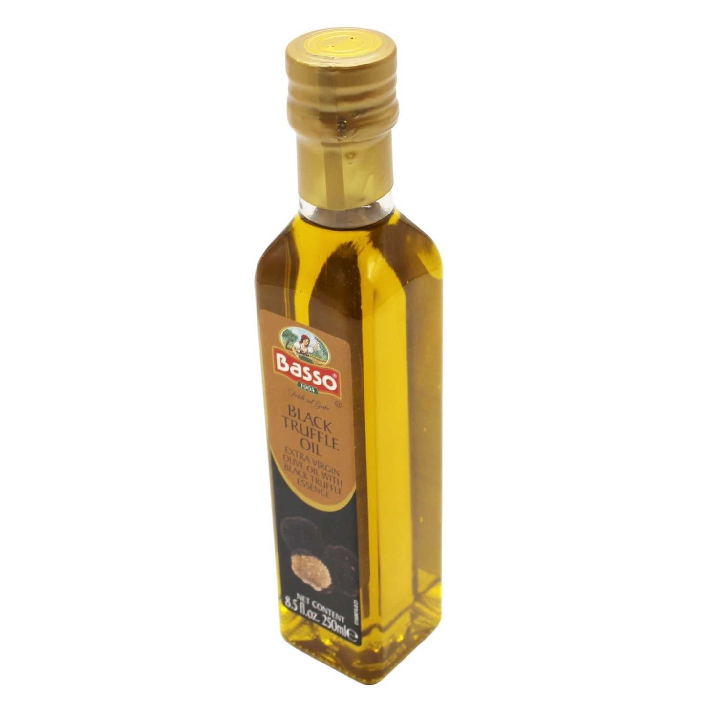 Basso Black Truffle Extra Virgin Olive Oil, 8.5oz / (250l)
