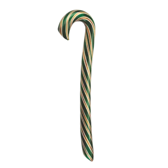 Hand-Spun Jumbo Candy Cane - Caramel Apple - 1.75 oz