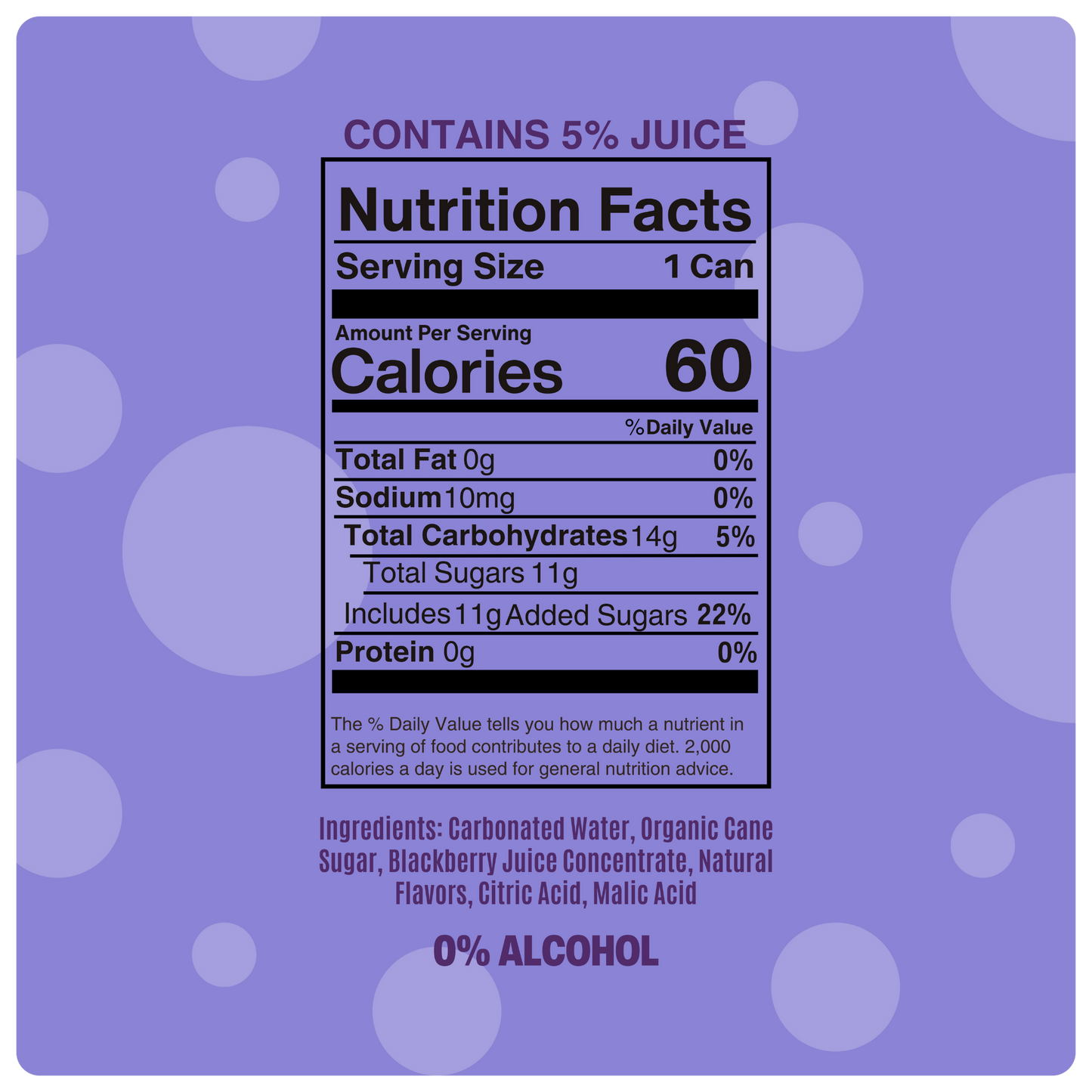 Blackberry Hibiscus Bellini by Mingle Mocktails - Non Alcoholic Beverages