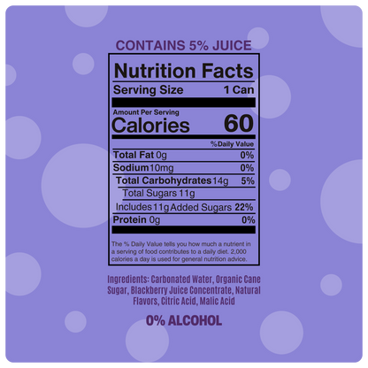 Blackberry Hibiscus Bellini by Mingle Mocktails - Non Alcoholic Beverages