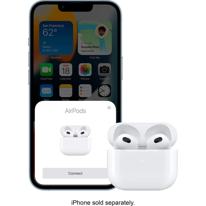 Apple - Airpods (3Rd Generation) with Lightning Charging Case - White