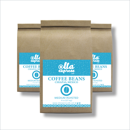 Mexican whole coffee beans