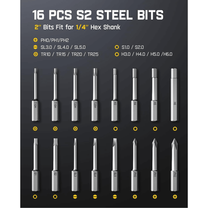 Fanttik NEX S1 Pro 3.7V Cordless Electric Power Screwdriver Kit - REFURBISHED