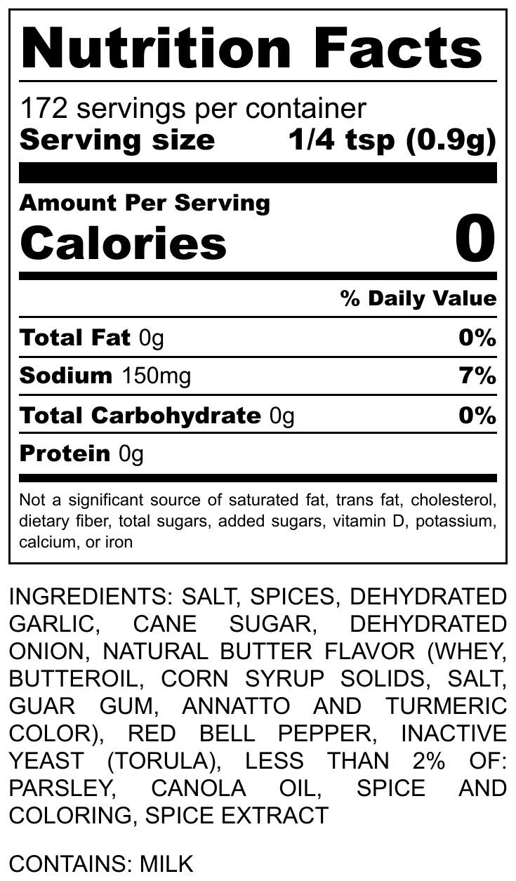 Montana Buttery Herb Seasoning