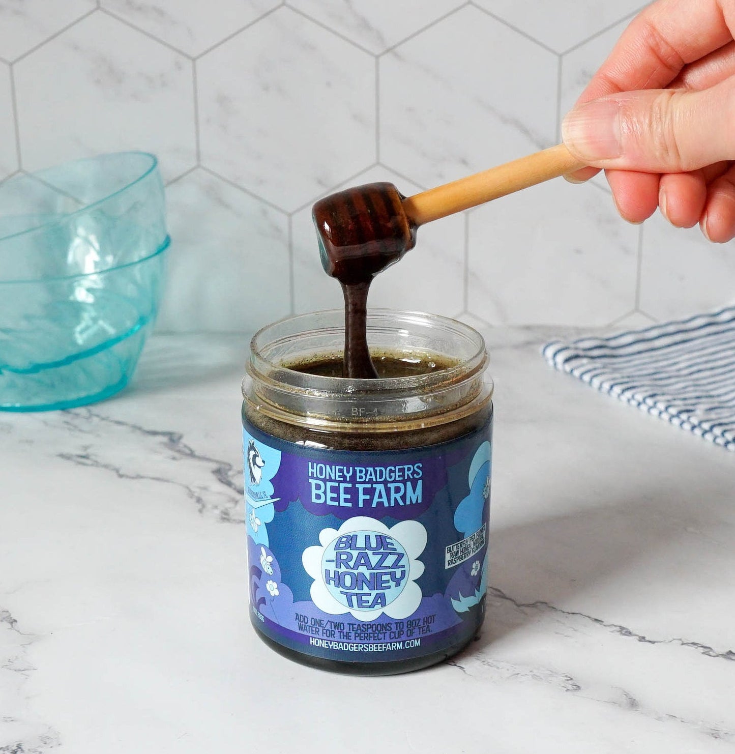 Blue Razz Honey Tea