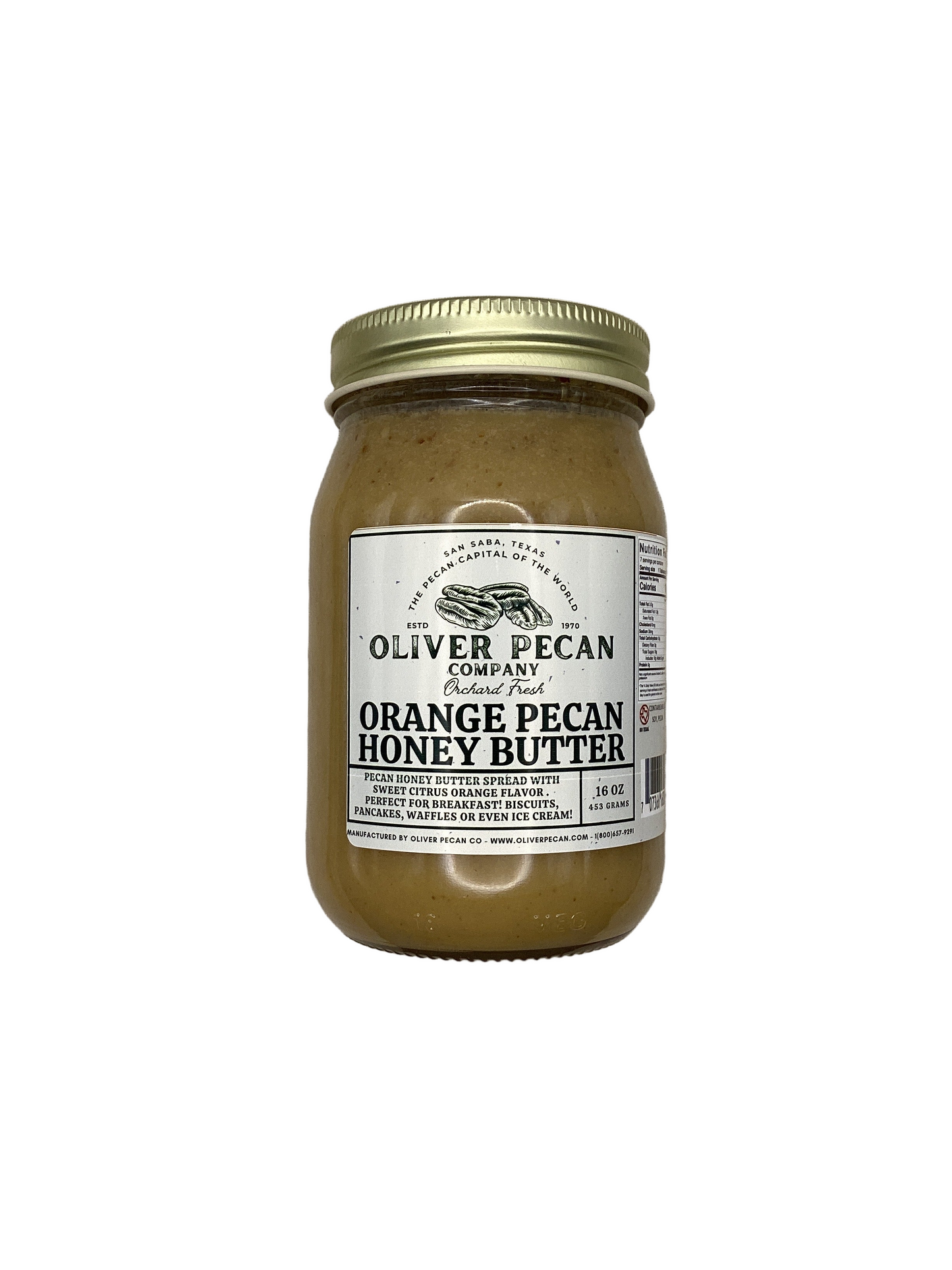 Pecan Honey Butter - 16 oz