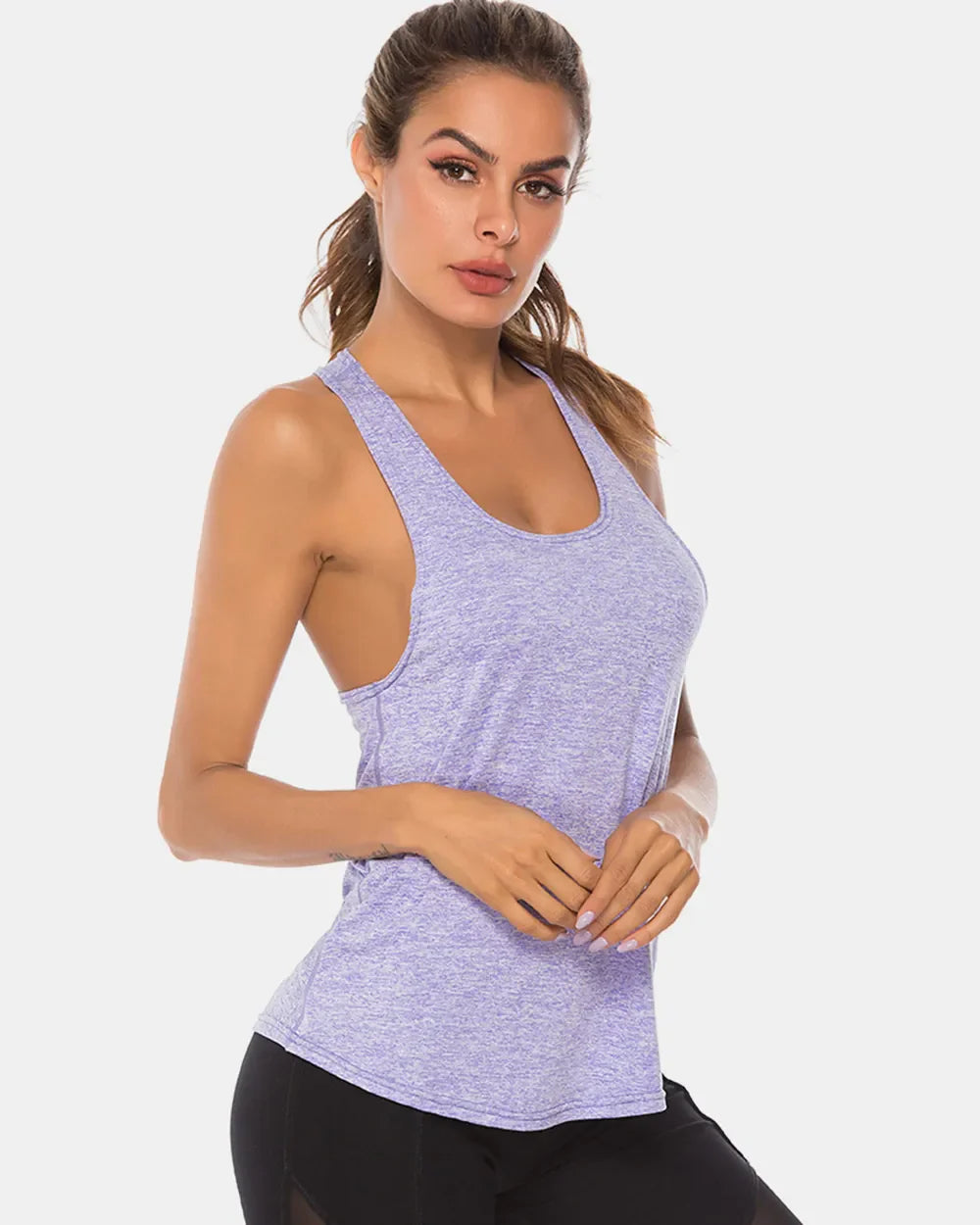 JupiterGear Scoop-Neck Long Tank Top