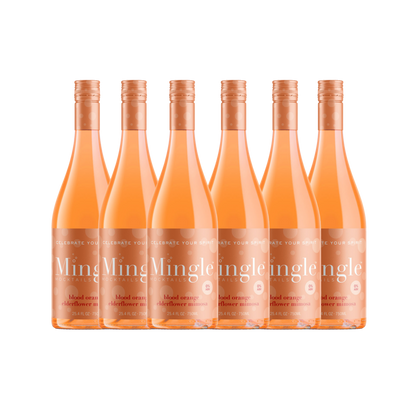 Blood Orange Elderflower Mimosa by Mingle Mocktails - Non Alcoholic Beverages