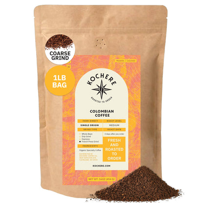 Kochere Coffee Colombian Medellin Single Origin Medium Roast - Dried Orange, Berry Notes