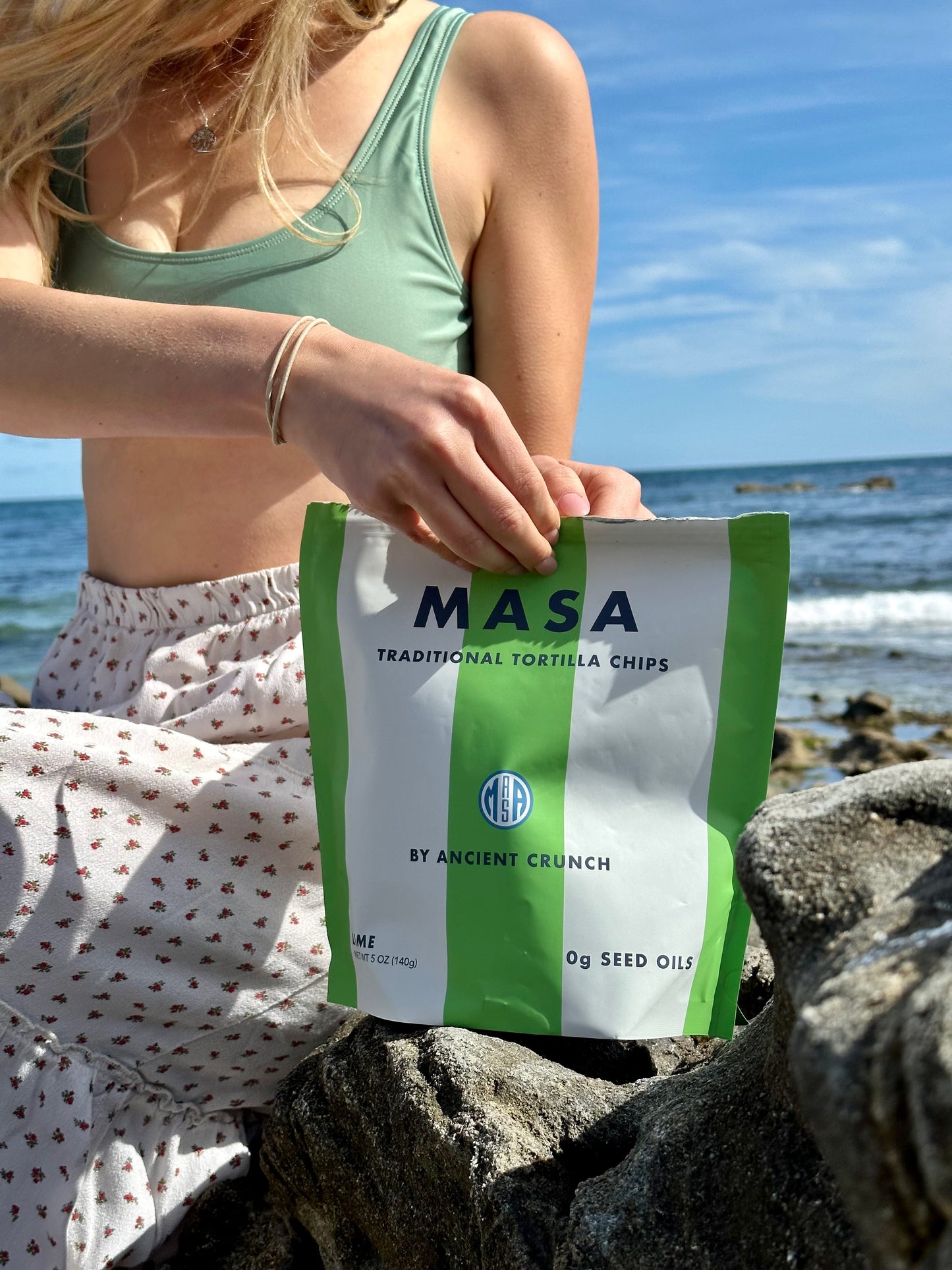 MASA Tortilla Chips Lime Bag - 5 oz