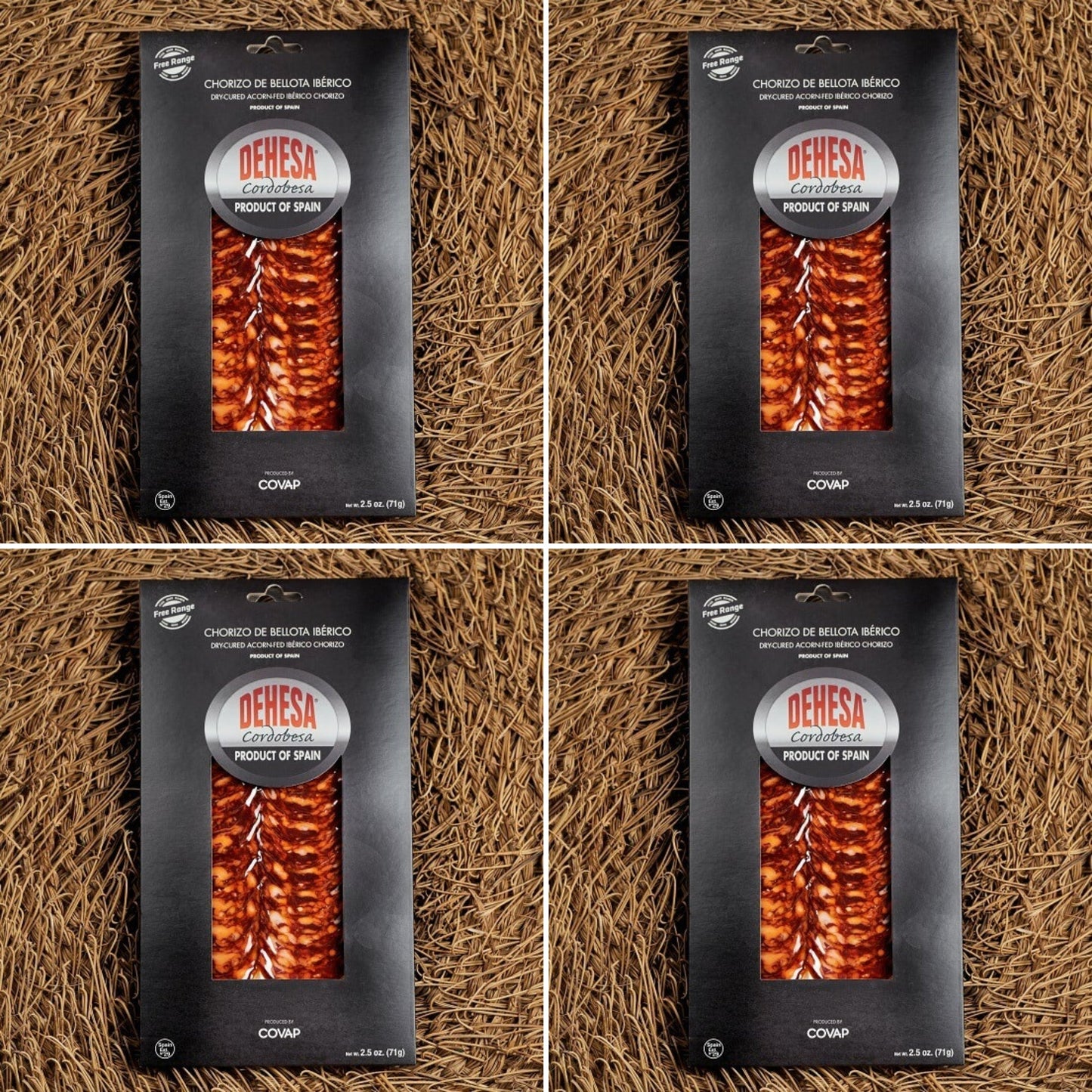 Dehesa Cordobesa® Chorizo and Salchichón de Bellota Ibérico 4 Pack