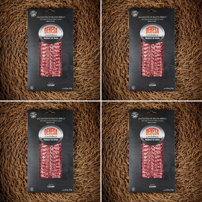 Dehesa Cordobesa® Chorizo and Salchichón de Bellota Ibérico 4 Pack