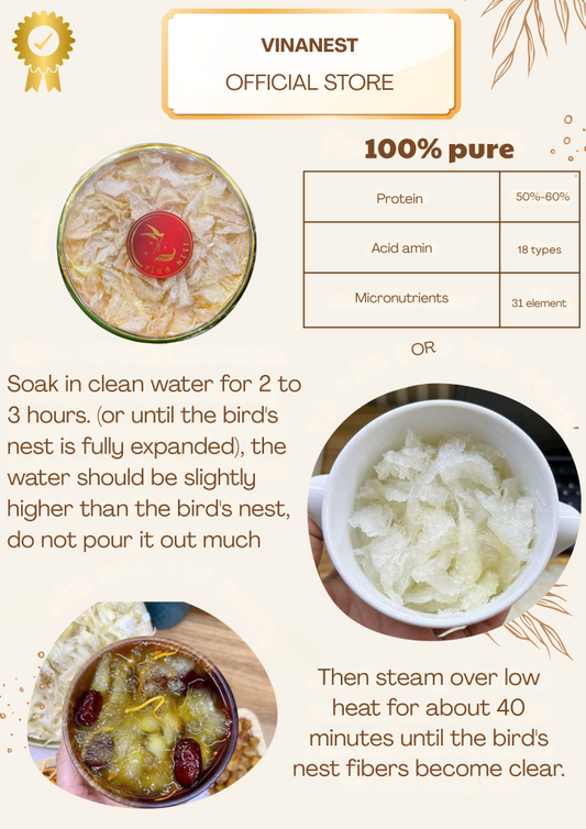 Vinanest Origin 2 (Chân Yến Cục) 100GR