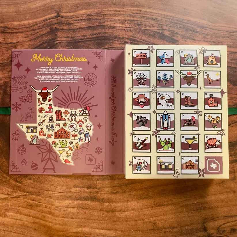 Texas Advent Calendar SA Fudge