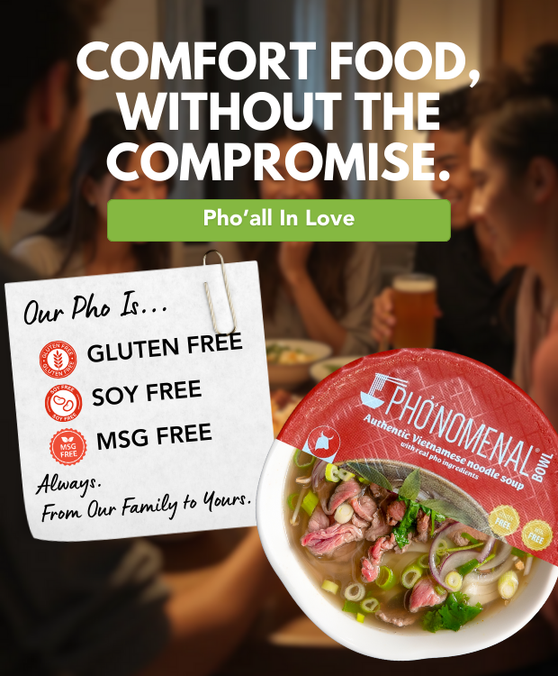 Pho’nomenal Bowl Instant Chicken Pho (Case of 6 Bowls)