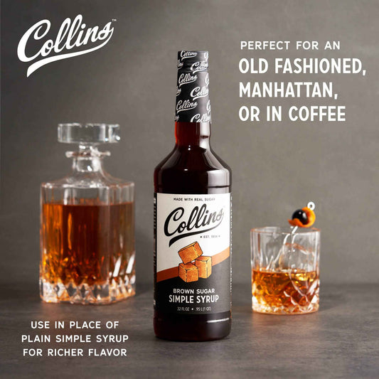 Real Brown Sugar Cocktail Simple Syrup 32 oz