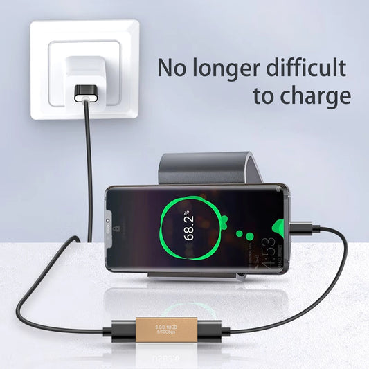 USB 3.0 Type a Female to a Female Connector Adapter OTG AF to AF Coupler F/F Gender Changer Extender Converter Gold