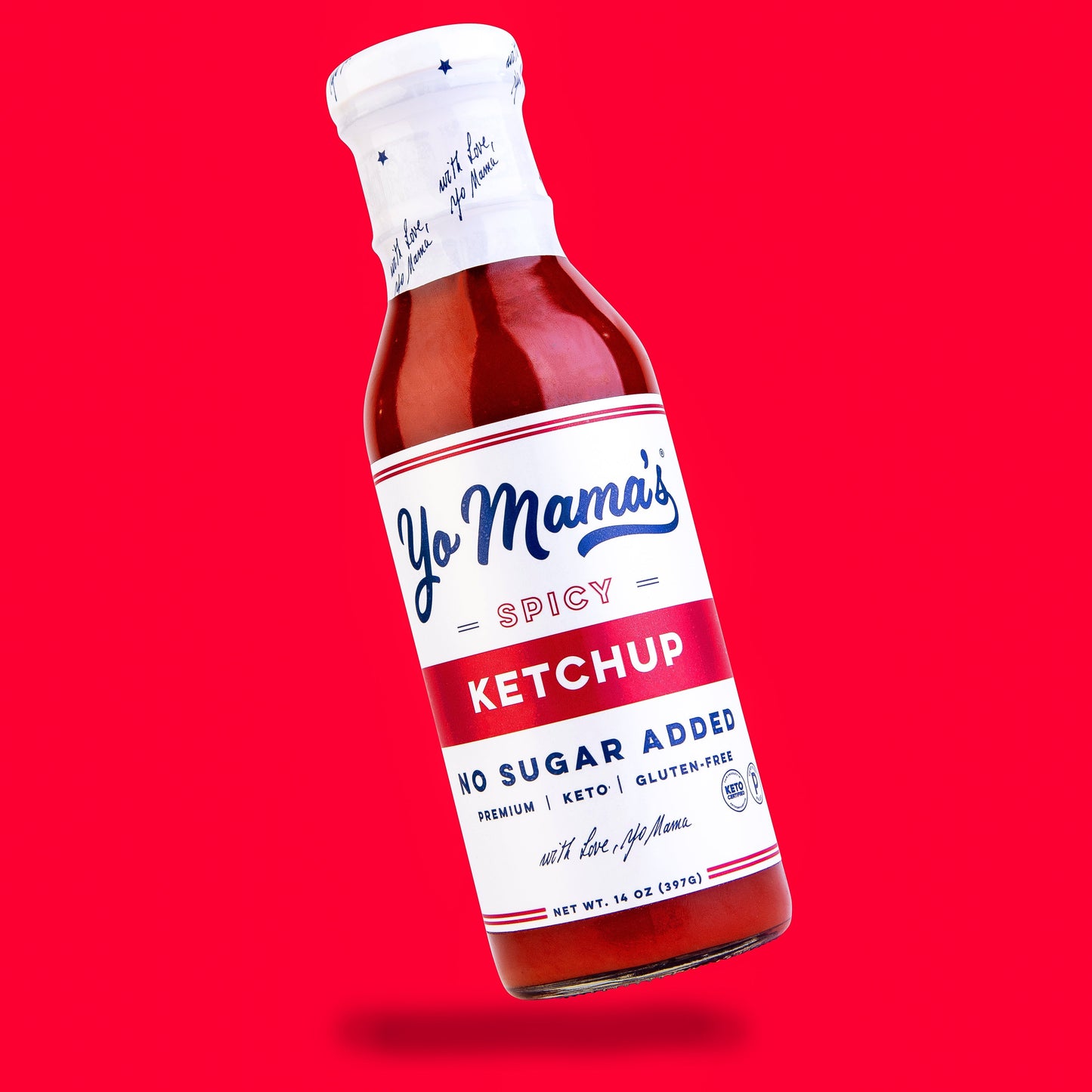 Unsweetened Spicy Ketchup by Yo Mama's Foods