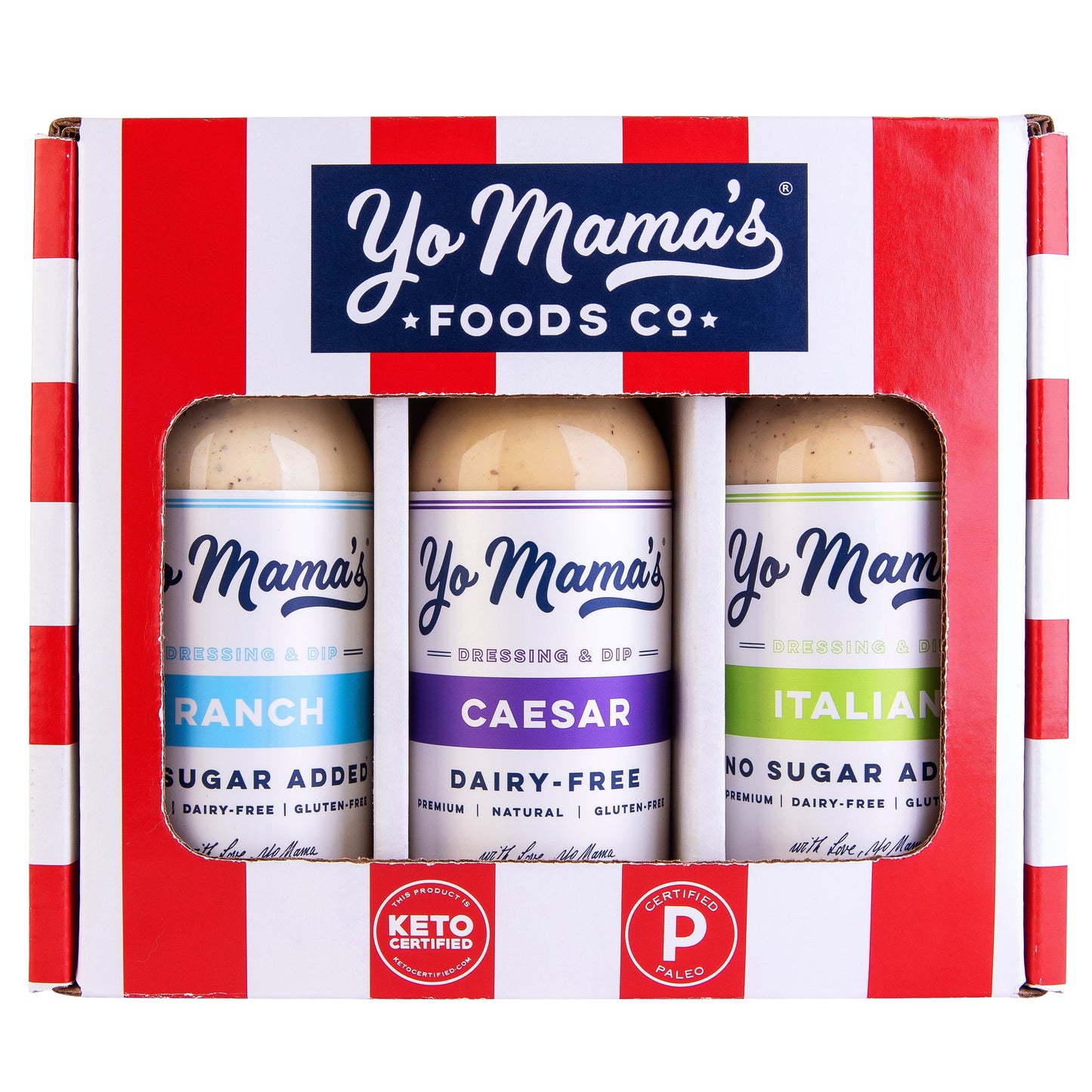 Low Carb Dressing Gift Set by Yo Mama's Foods