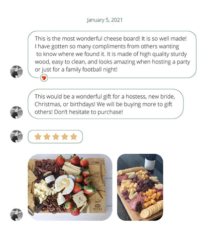 Royal Craft Wood Bamboo Cheese Board 16-10