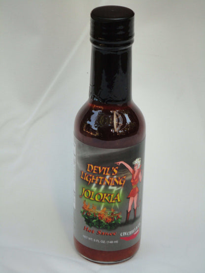 DEVIL'S LIGHTNING BHUT JOLOKIA "GHOST PEPPER" HOT SAUCE