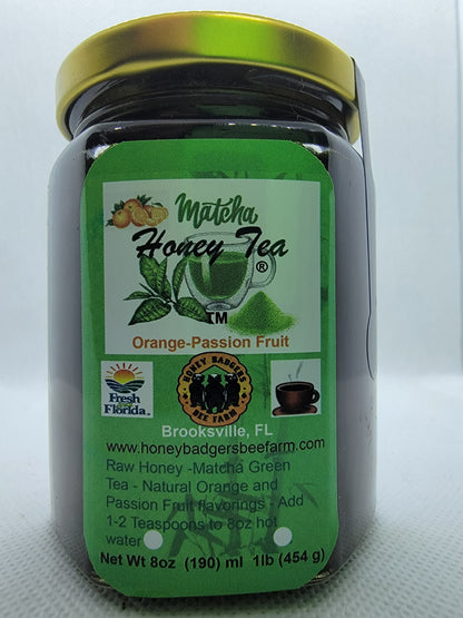 Matcha Green Honey Tea by Honey Badgers Bee Farm