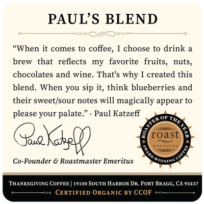 Paul's Blend - Medium Roast