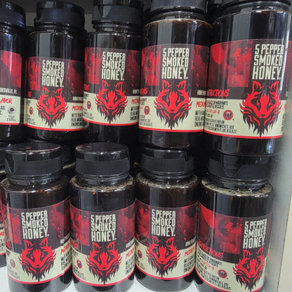 5 - Pepper Smoked Honey by Honey Badgers Bee Farm