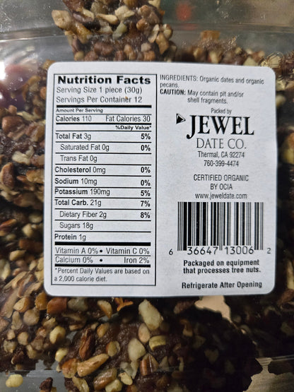 Date Pecan Rolls, Organic