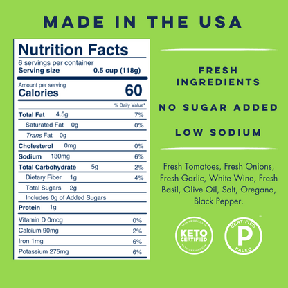 Tomato Basil by Yo Mama's Foods