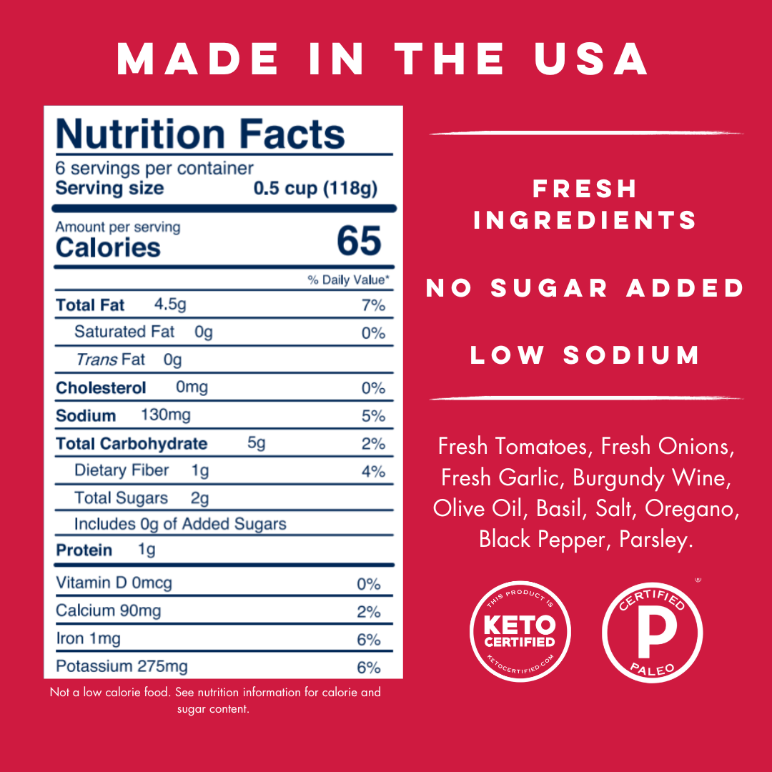 Burgundy Wine Sauce by Yo Mama's Foods