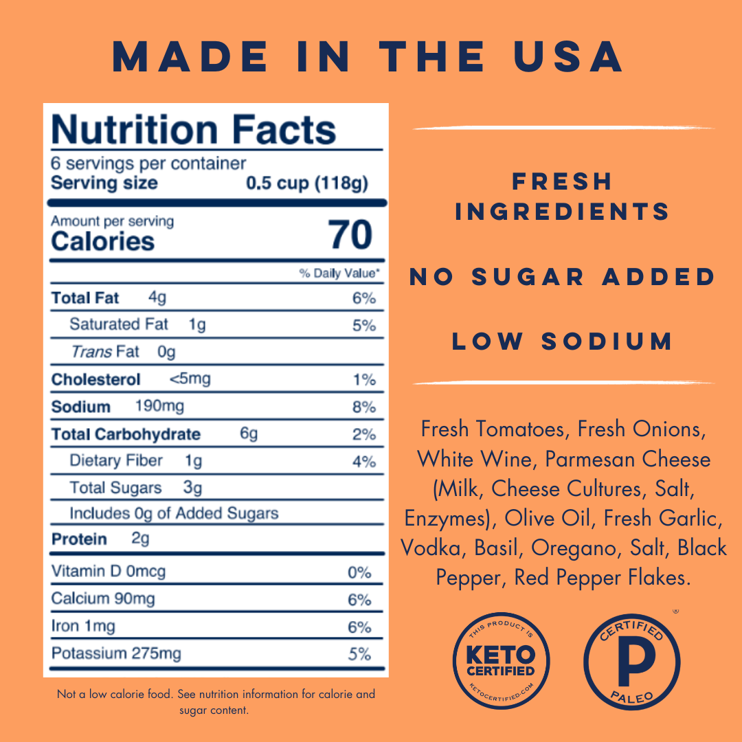 Vodka Sauce by Yo Mama's Foods