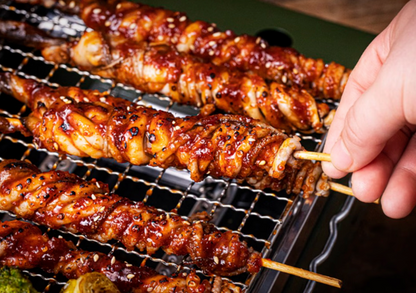 Grilled Baby Octopus Skewers (Korean Horong Nakji)