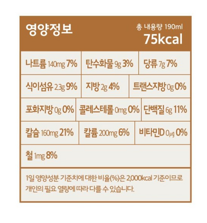 Wild-Cultivated Ginseng Black Soybean Soy Milk (190ml*16P)