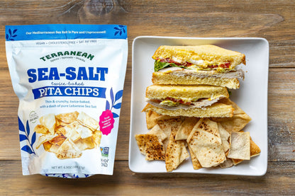 24 Pack Pita Chip Variety (8 Za'atar Pita Chips, 8 Spicy Za'atar Pita Chips, 8 Sea Salt Pita Chips)