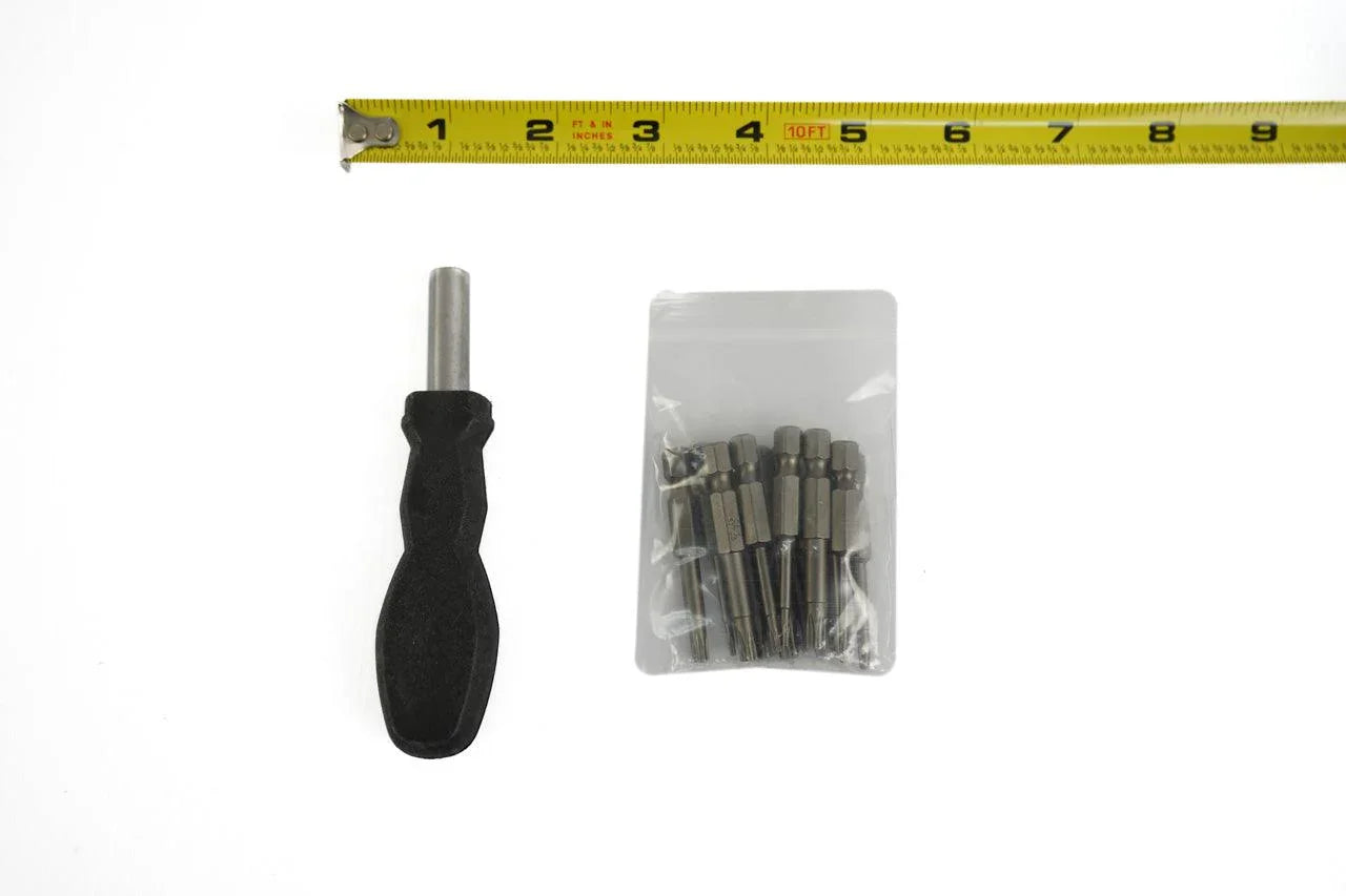 21 Offroad Torx 1/4" Screwdriver Bit Set (T5 T6 T7 T8 T9 T10 T15 T20 T25 T 27 T30 T40) - Universal