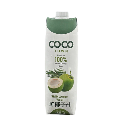 Coco Town - Fresh Coconut Water,  100% Natural Coconut Juice-  1000 ml