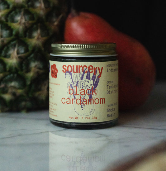 Sourcery Black Cardamom - 6 Jars x 1 Case