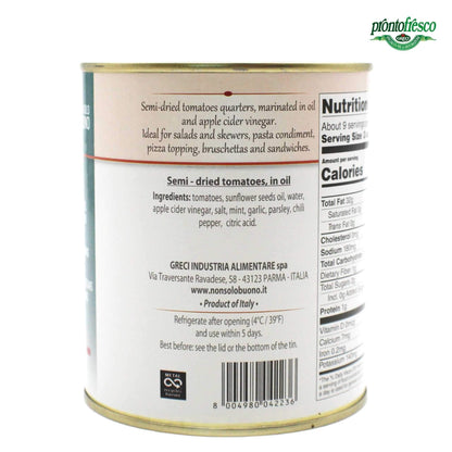 Greci Prontofresco Semi-Dried Red Rustic Roasted Tomatoes