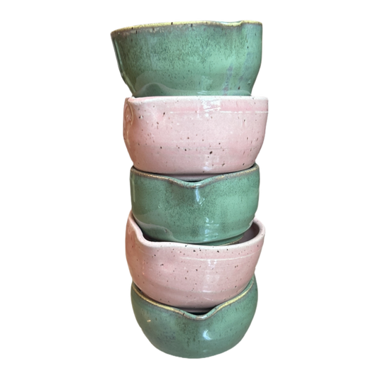 Handcrafted Heart-Shaped Matcha Bowl