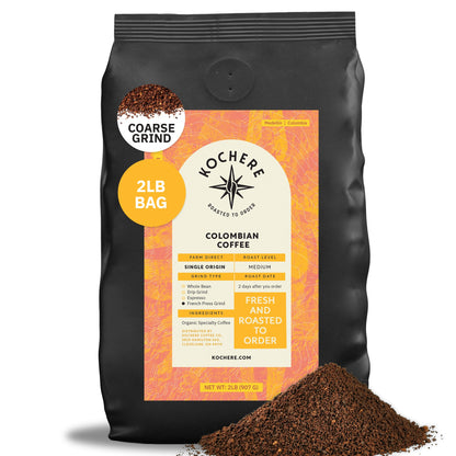Kochere Coffee Colombian Medellin Single Origin Medium Roast - Dried Orange, Berry Notes
